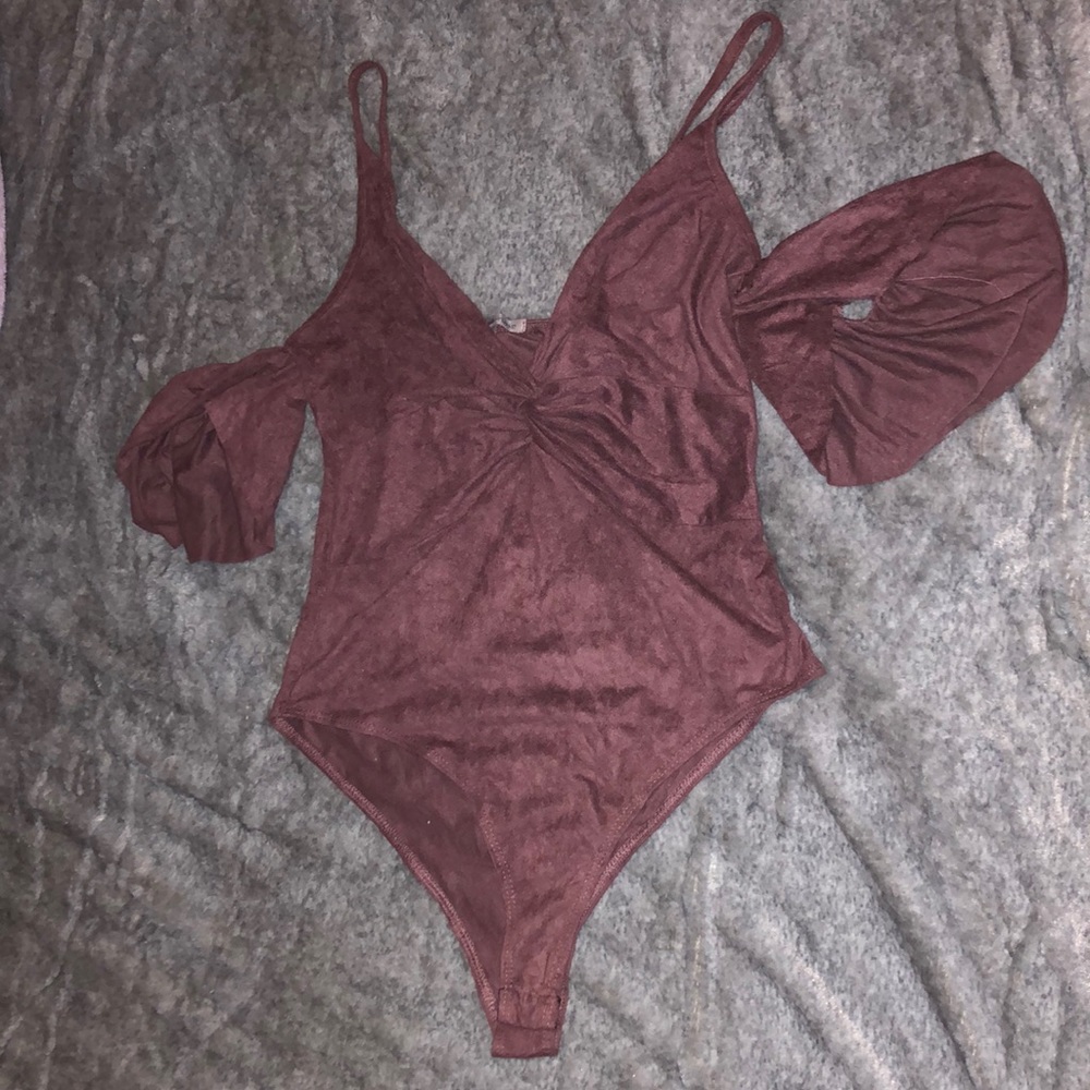 Soft purple body suit